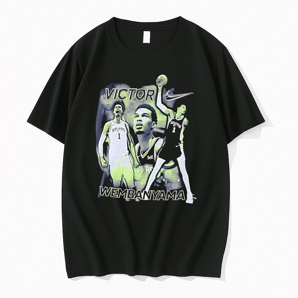 Original San Antonio Spurs Victor Wembanyama Playing Moments Tee Tshirts Jpg