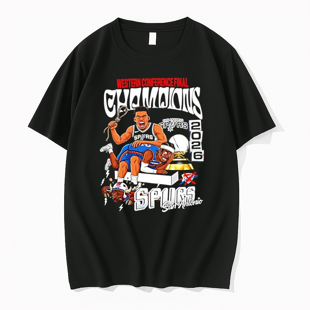 Original San Antonio Spurs Beat Oklahoma City Thunder 2026 Western Conference Champions Tshirts