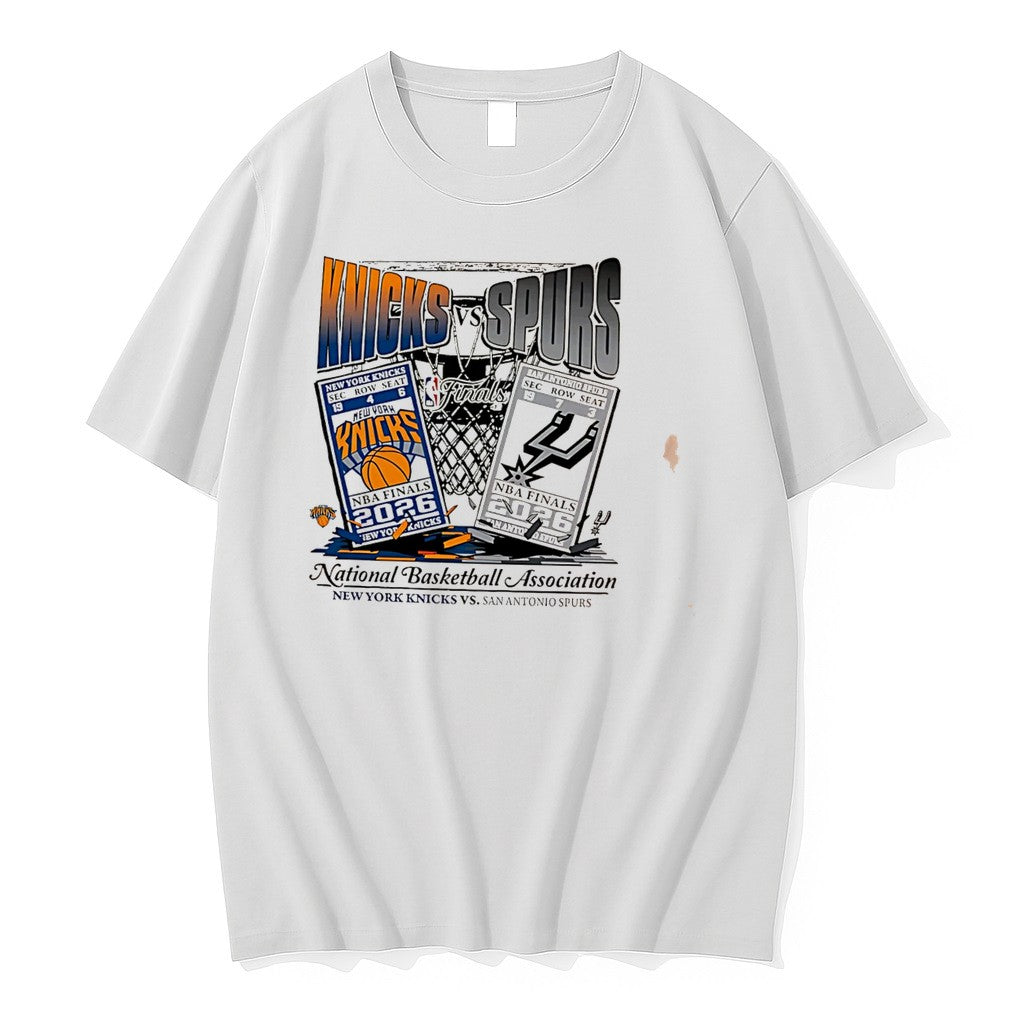 Original San Antonio Spurs Vs New York Knicks National Basketball Association Tee Tshirts