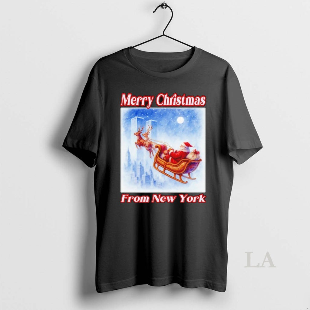 Original Santa Merry Christmas From New York T-Shirts, Hoodie, Sweatshirt | PrintMintTees.com