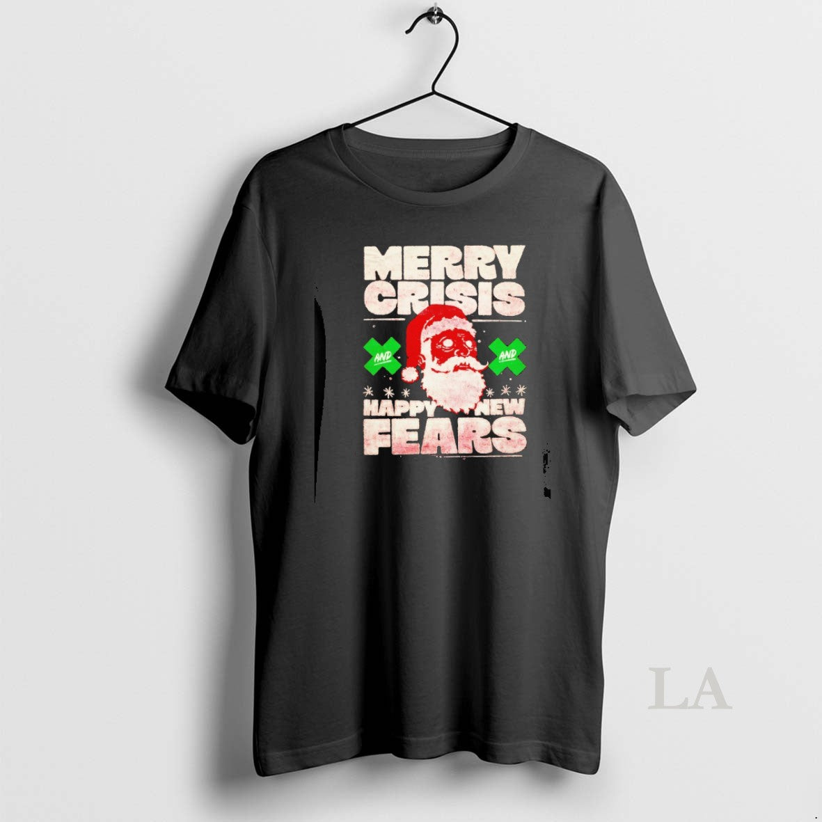 Original Santa Merry Crisis And Happy New Fears T-Shirts, Hoodie, Sweatshirt | PrintMintTees.com