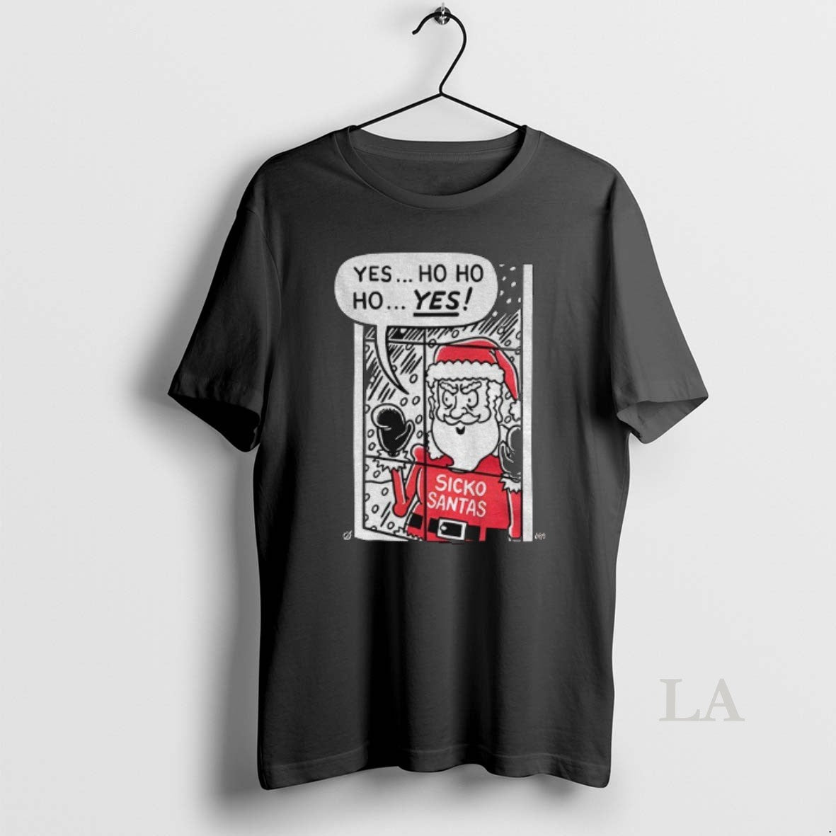Original Santa Sickos Yes Ho Ho Ho Yes Merry Christmas T-Shirts, Hoodie, Sweatshirt | PrintMintTees.com