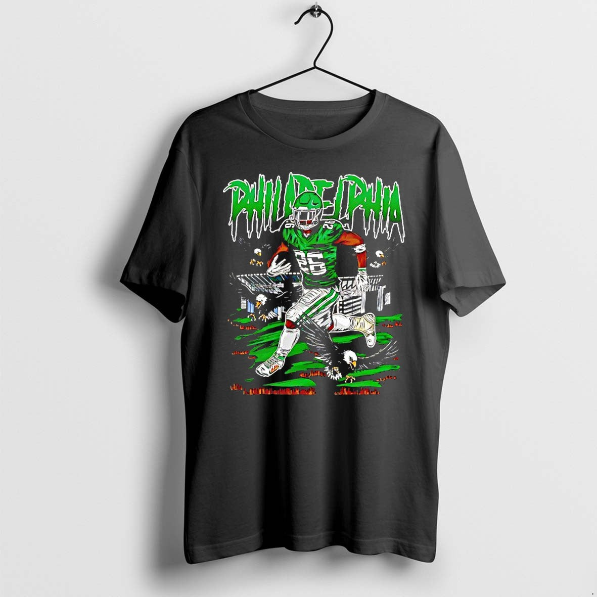 Original Saquon Barkley Run It Up Philadelphia Eagles Tshirts Jpg
