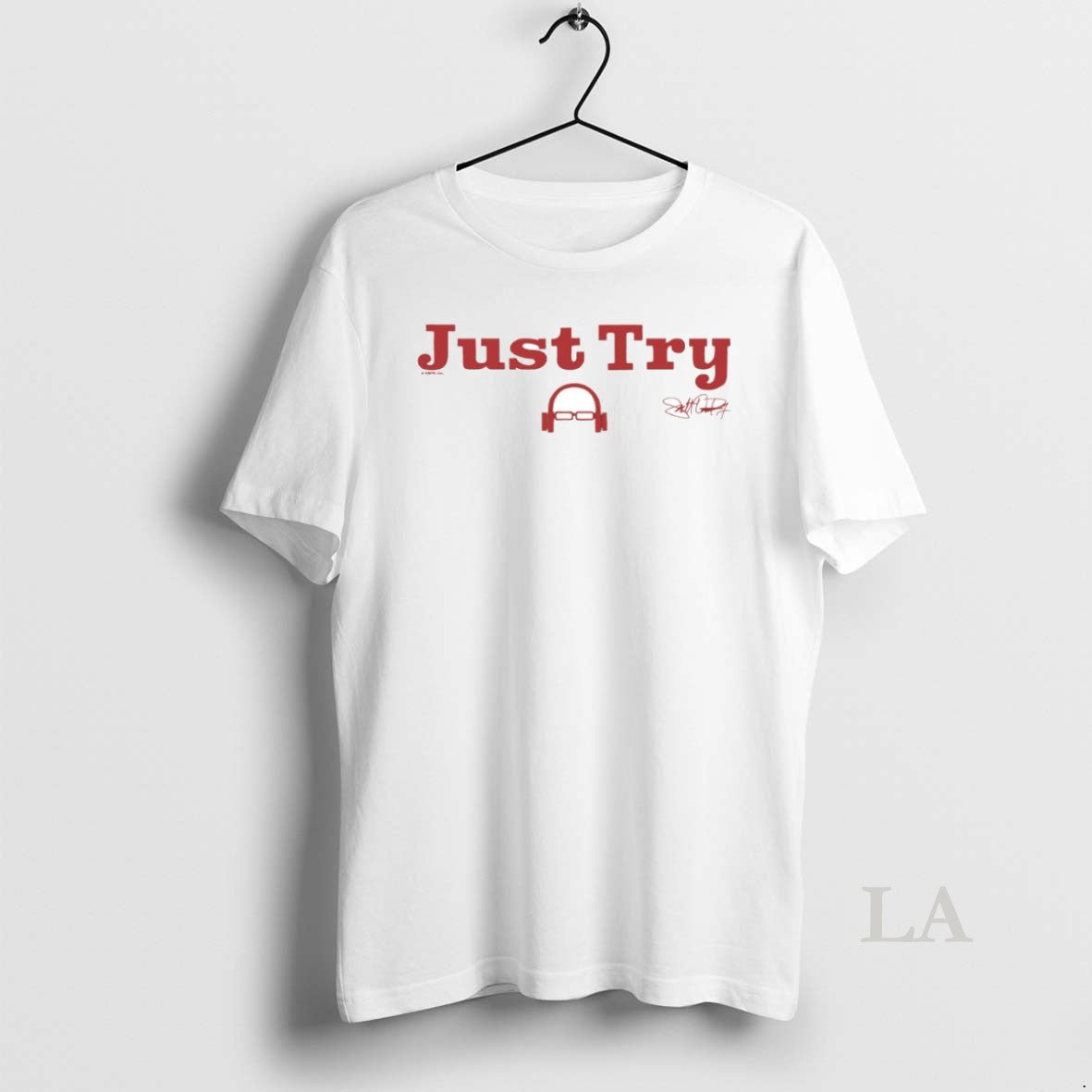 Original Scott Van Pelt Just Try Signature Circle T-Shirts, Hoodie, Sweatshirt | PrintMintTees.com