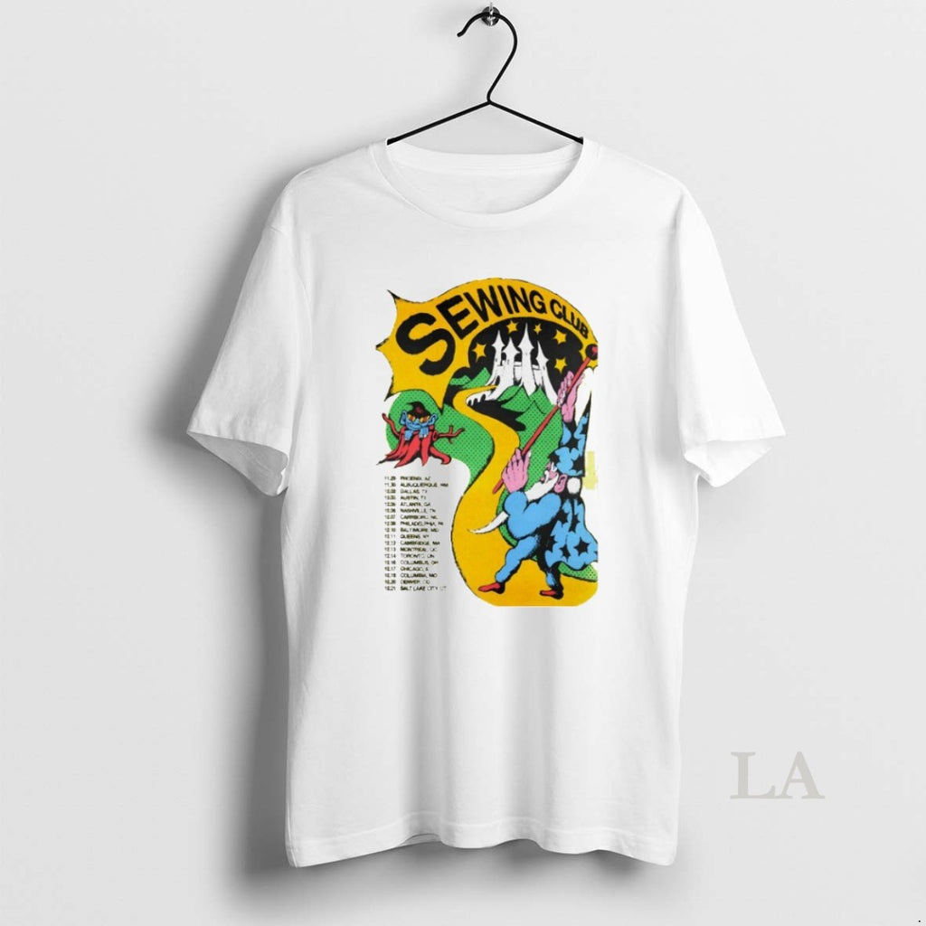 Original Sewing Club 2025 America Tour Dates T-Shirts, Hoodie, Sweatshirt | PrintMintTees.com