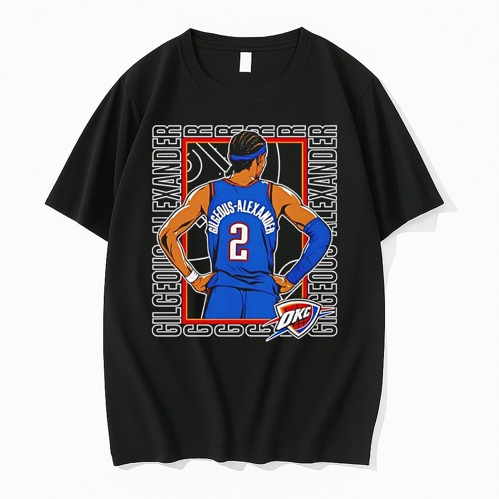 Original Shai Gilgeous Alexander Okc Thunder Basketball Player 2026 Tshirts Jpg