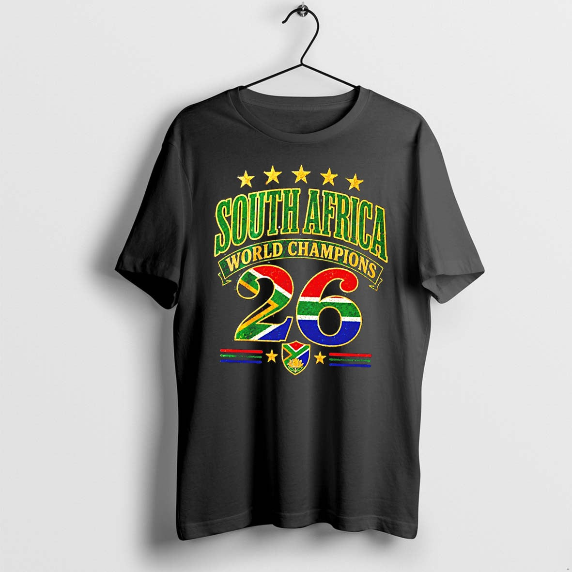 Original South Africa 2026 World Champions Flag Tee Tshirts Jpg