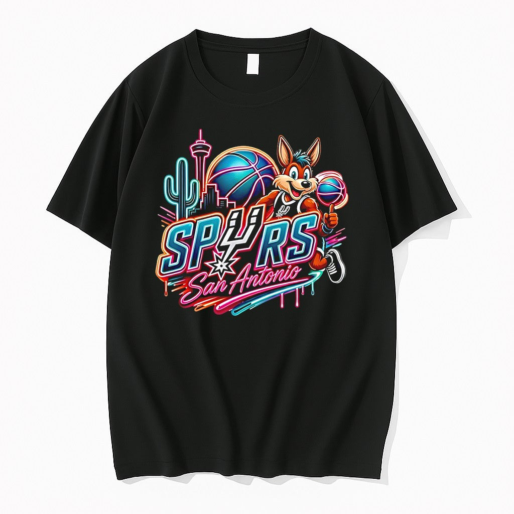 Original Spurs Coyote Alien San Antonio Spurs Basketball National 2026 90s Styles Tshirts