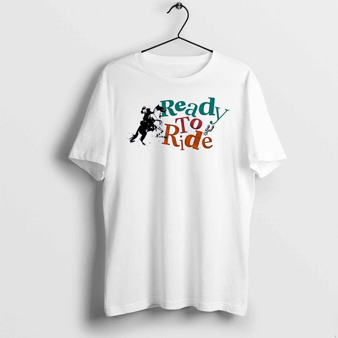 Original Spurs Fan Gear Ready To Ride San Antonio Spurs White Tshirts Jpg