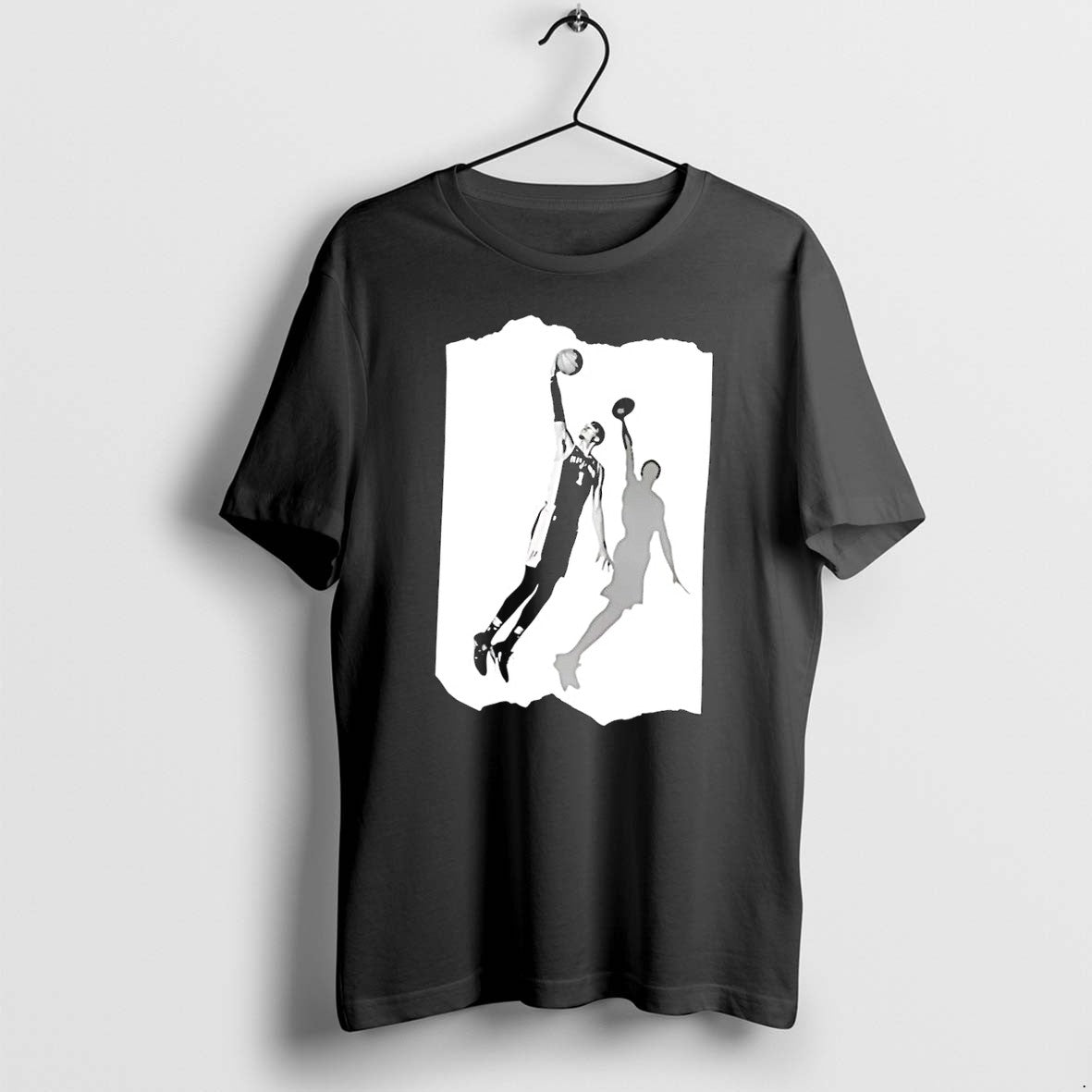 Original Spurs Victor Wembanyama Dunking 1 San Antonio Spurs Black Tshirts Jpg
