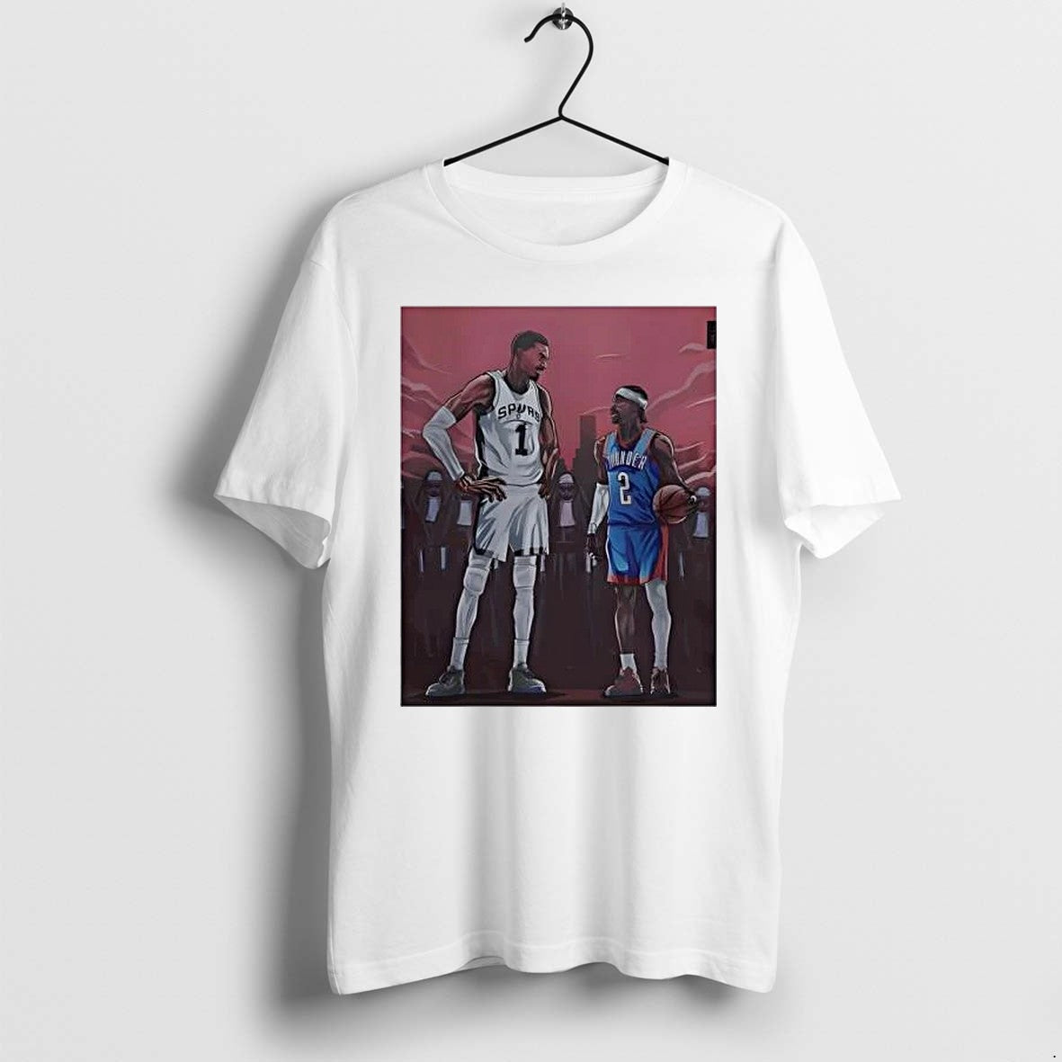 Original Spurs Vs Thunder Western Conference Finals Nba Playoffs 2026 The Nuns Court Tshirts