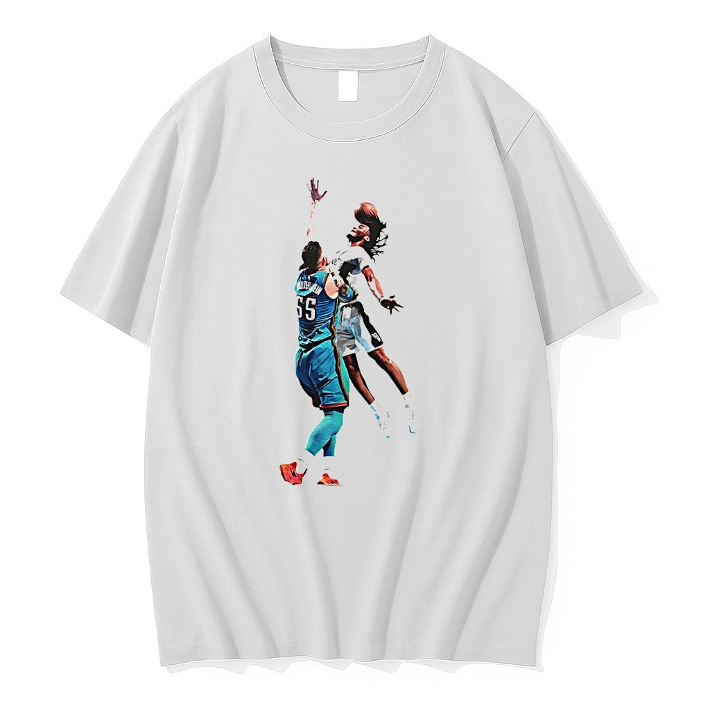Original Stephon Castle Dunk Isaiah Hartenstein San Antonio Spurs Basketball Nba 2026 Vintage Tshirts