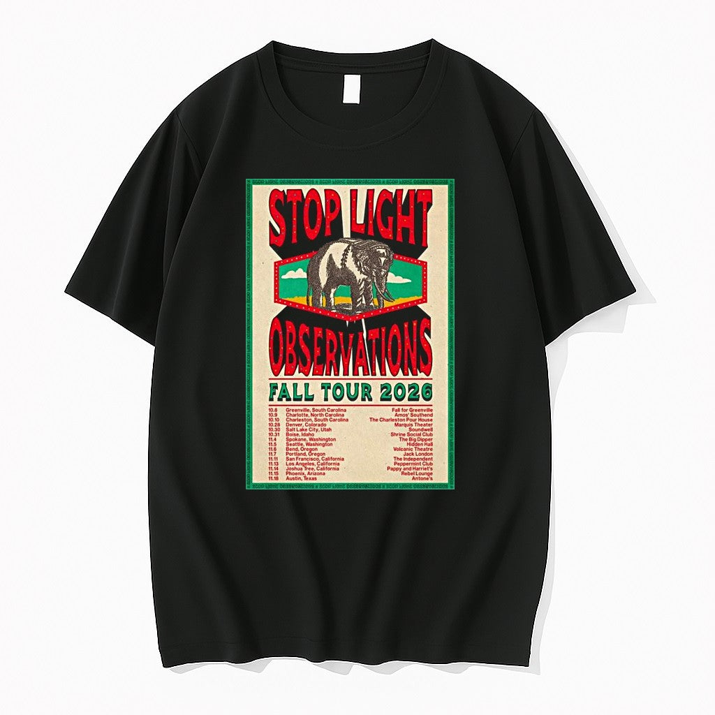 Original Stop Light Observations Tour Fall 2026 1 Tshirts Jpg