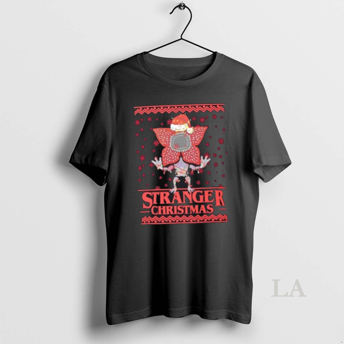 Original Stranger Christmas Demogorgon Holiday Parody T-Shirts, Hoodie, Sweatshirt | PrintMintTees.com