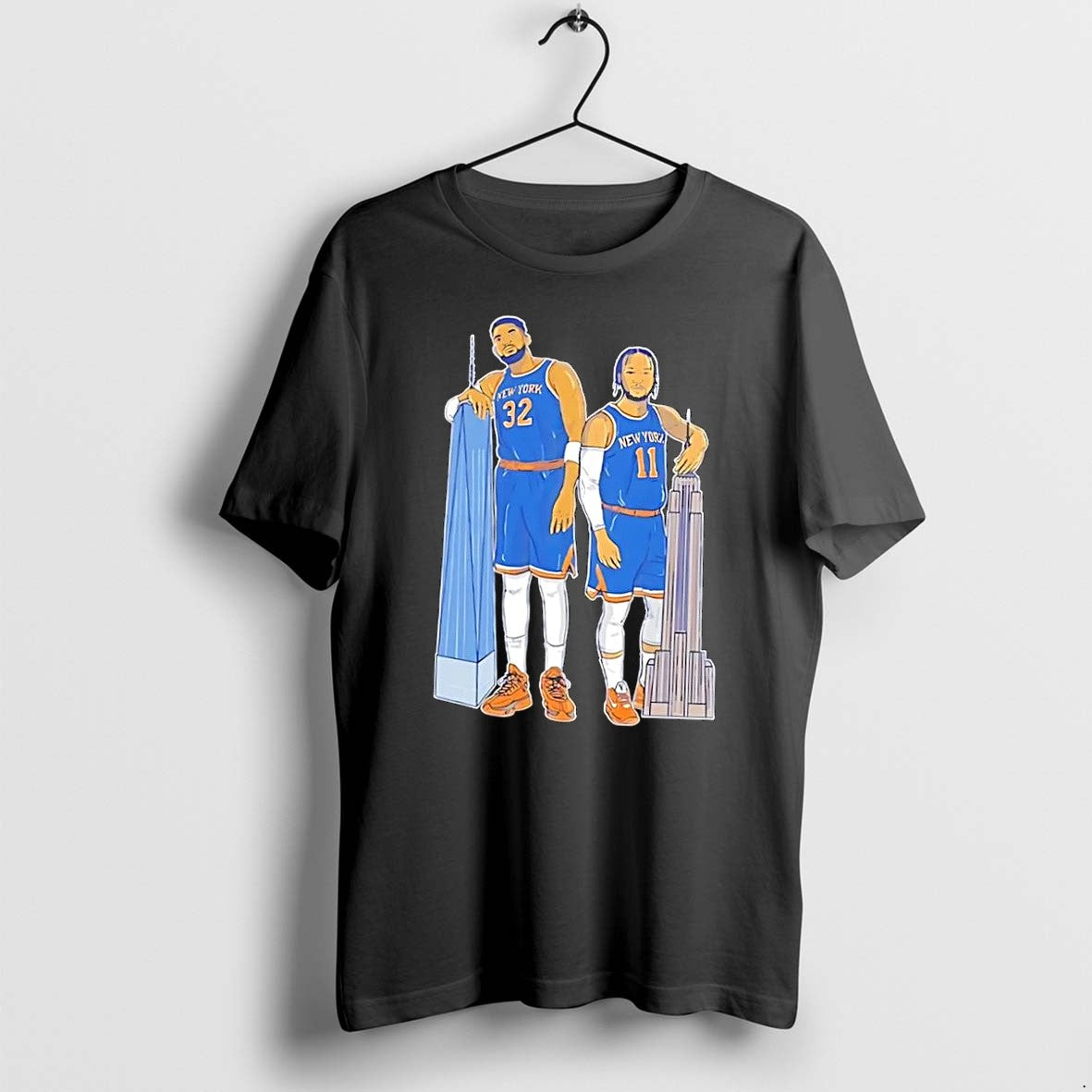 Original Ttk Art New York Knicks 32 11 Graphic Black Tshirts Jpg