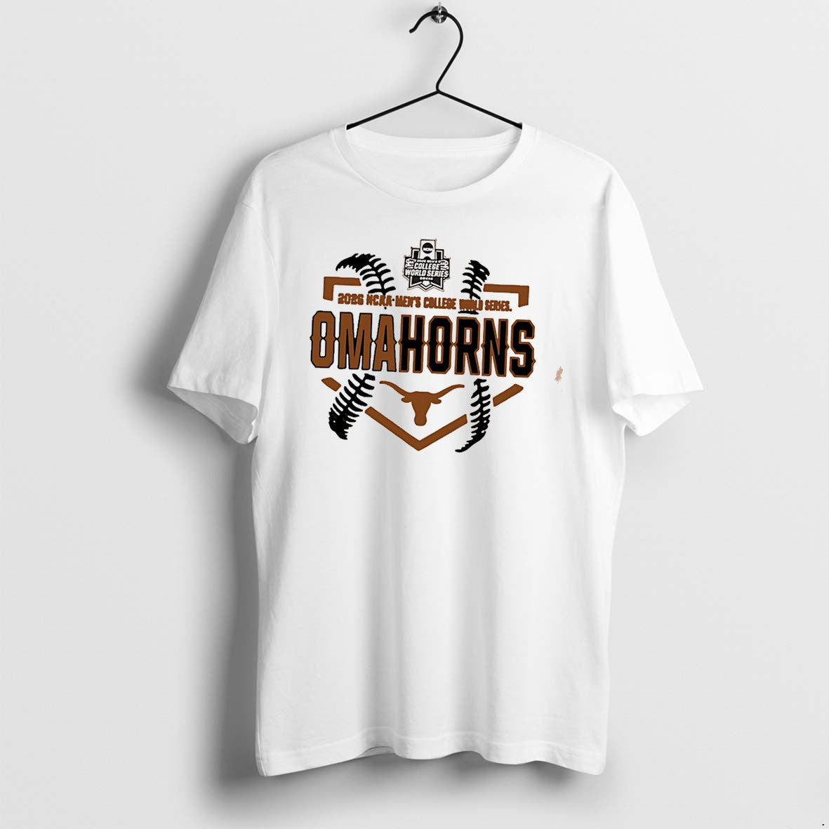 Original Texas Longhorns 2026 College World Series Bound Tee Tshirts Jpg