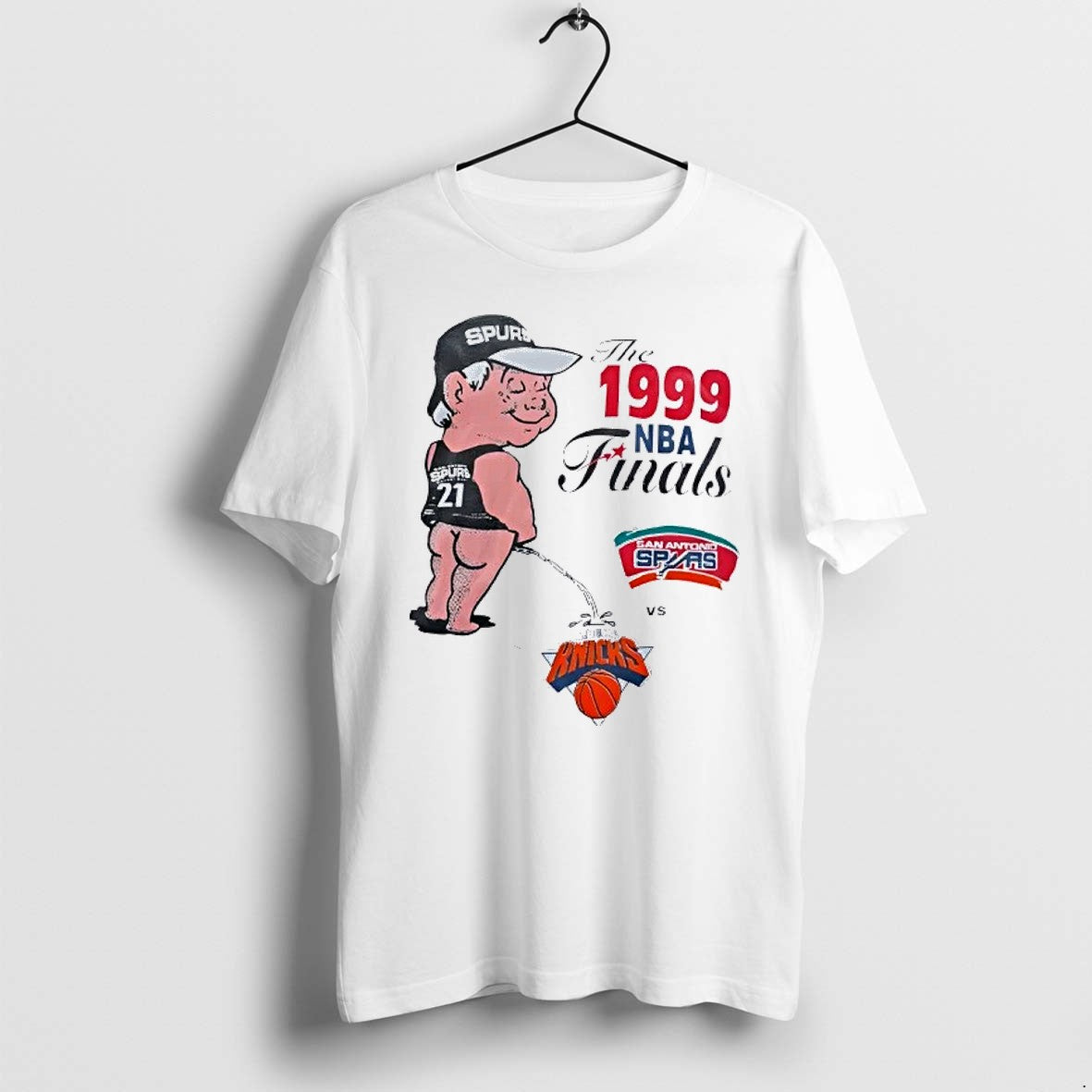 Original The 1999 Nba Finals San Antonio Spurs X New York Knicks Tshirts Jpg
