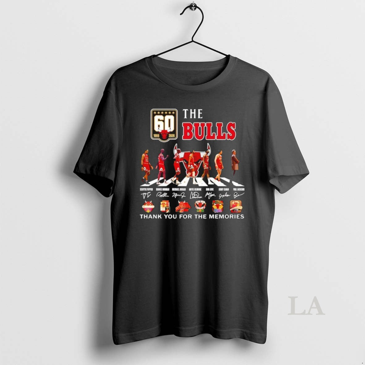 Original The Chicago Bulls Players Abbey Road 60 Years 1966 2026 Thank You For The T-Shirts, Hoodie, Sweatshirt