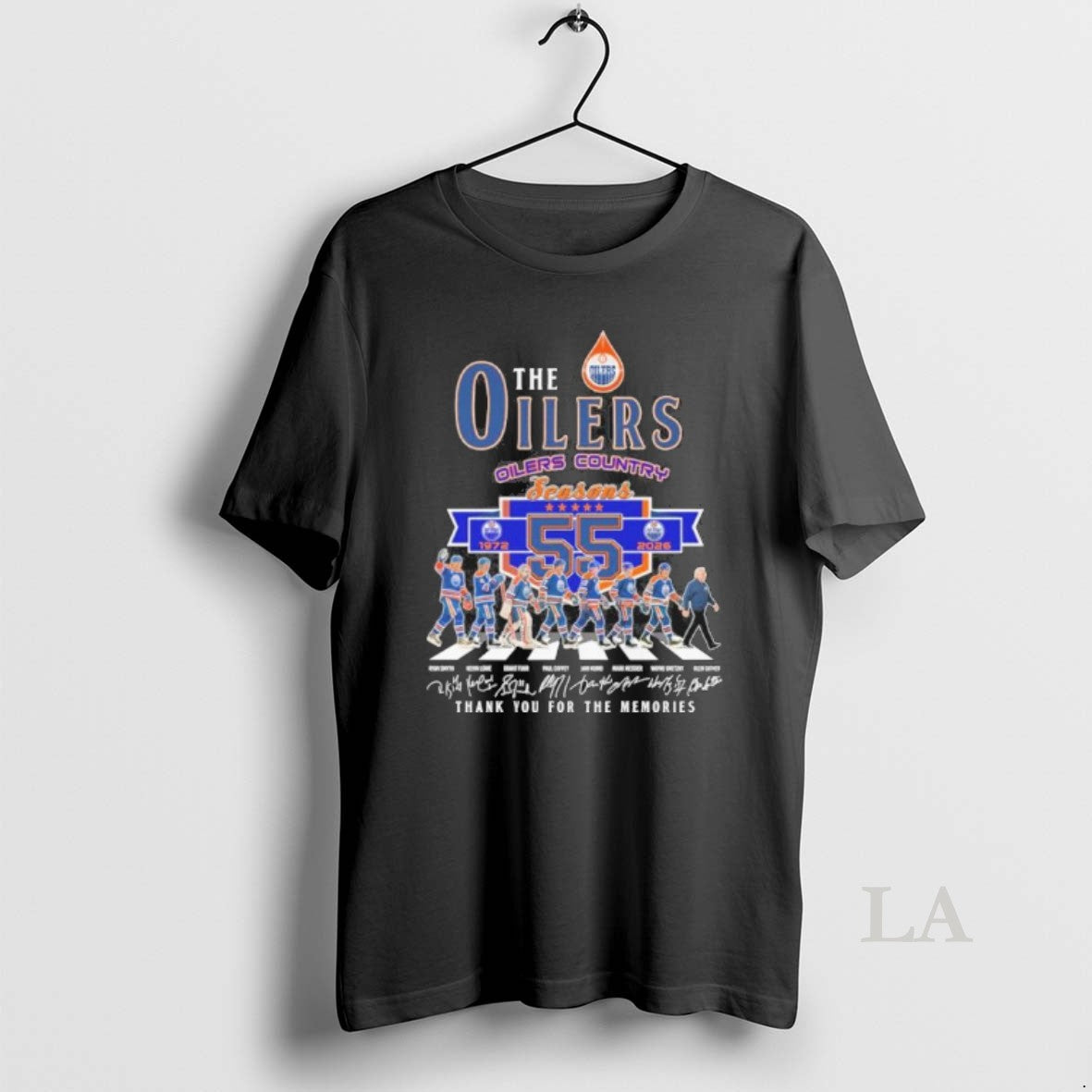 Original The Edmonton Oilers Abbey Road 55 Seasons 1972 2026 T-Shirts, Hoodie, Sweatshirt | PrintMintTees.com