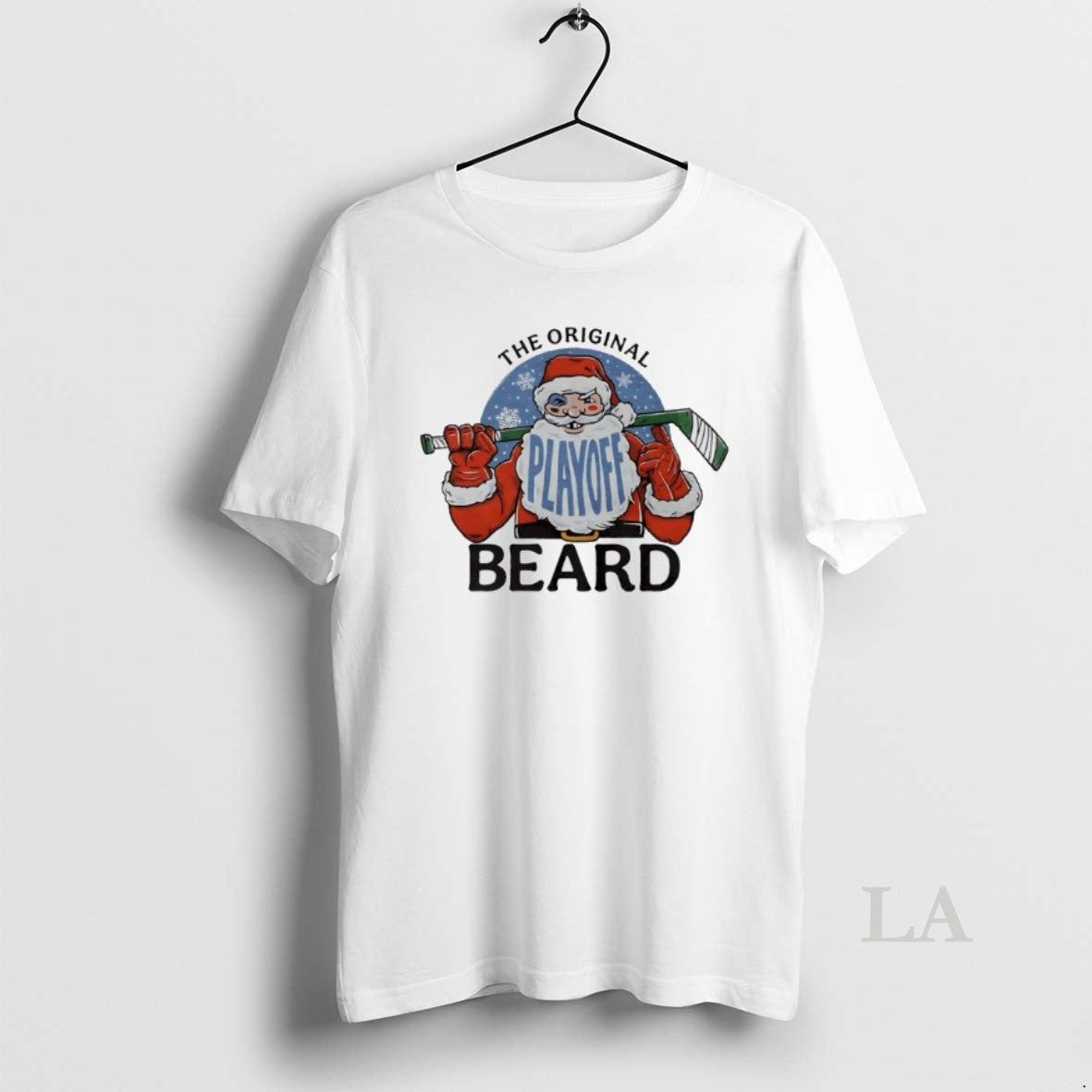 Original The Playoff Beard Santa Hockey T-Shirts, Hoodie, Sweatshirt | PrintMintTees.com