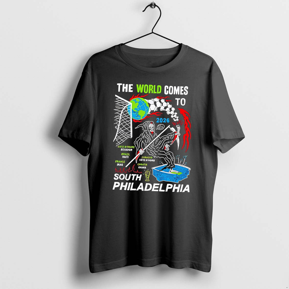 Original The World Comes To South Philadelphia Tee Tshirts Jpg
