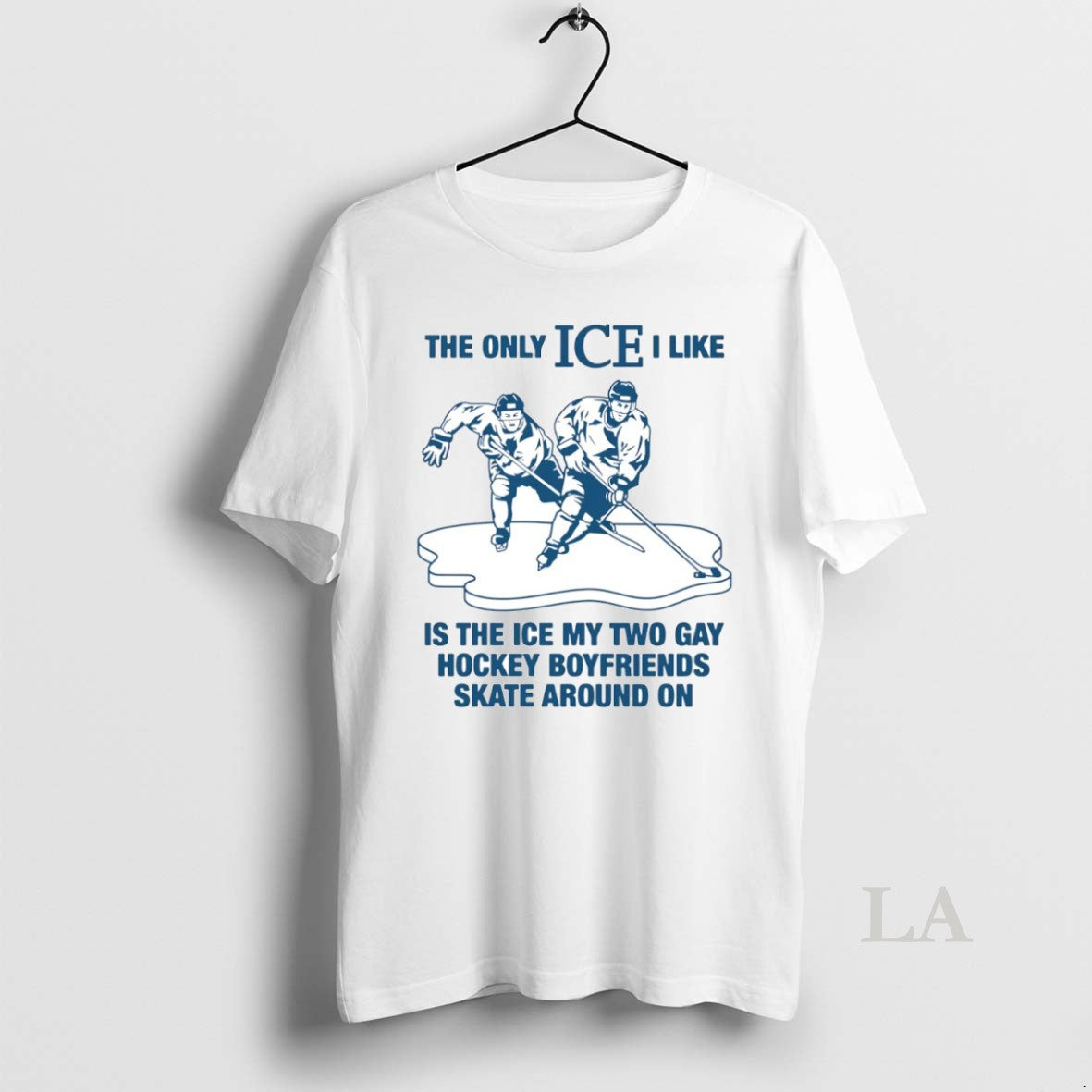 Original The Only Ice I Like Is The Ice My Two Gay Hockey Boyfriends Skate T-Shirts, Hoodie, Sweatshirt | PrintMintTees.com