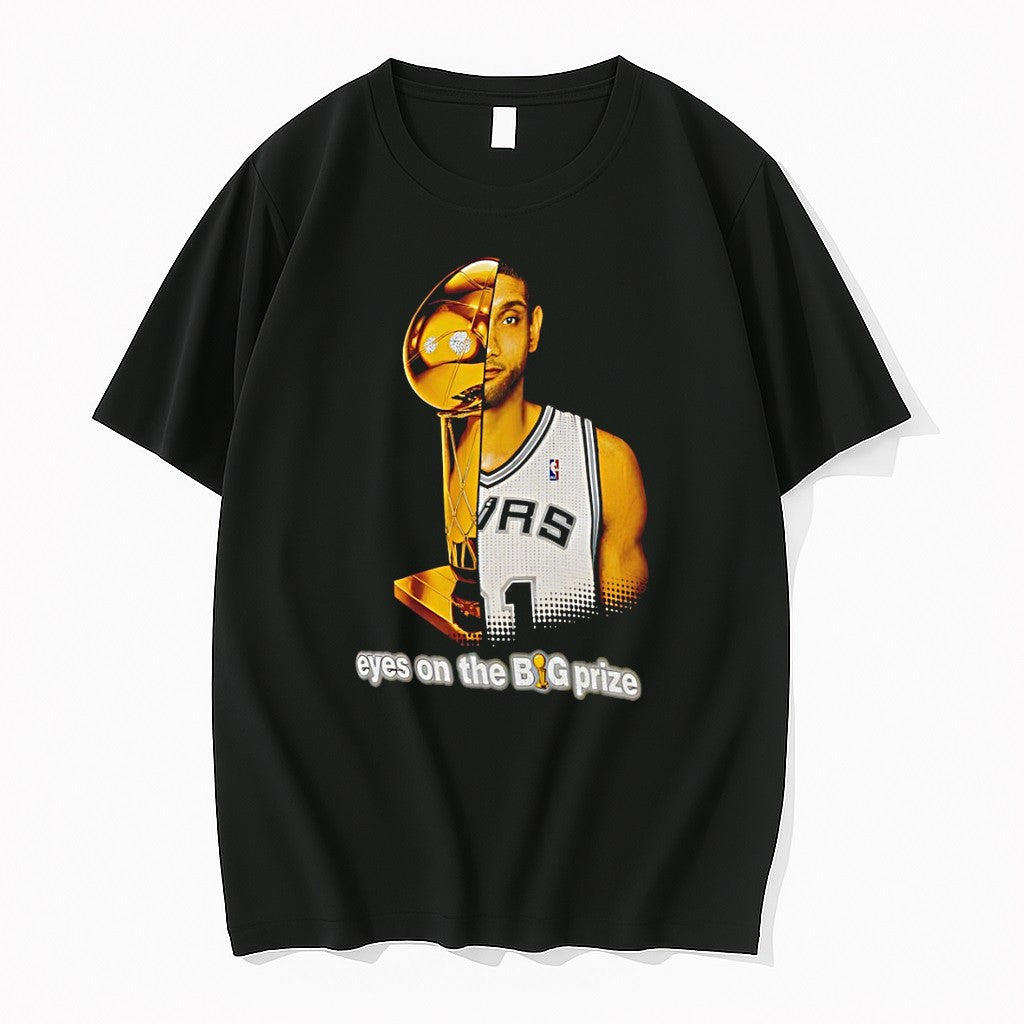Original Tim Duncan X Cup San Antonio Spurs Eyes On The Big Prize Tshirts Jpg