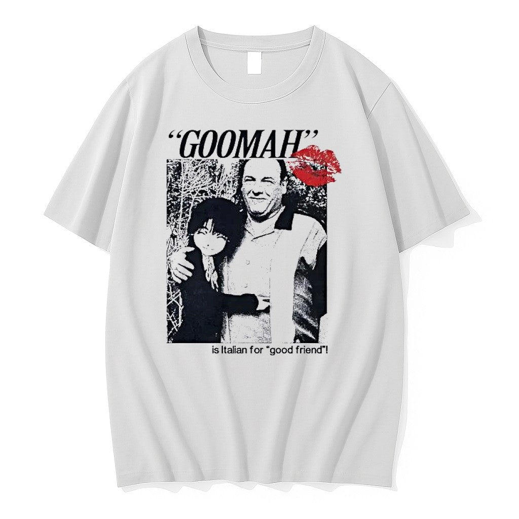 Original Tony Soprano Goomah Is Italian For Good Friend Tshirts Jpg