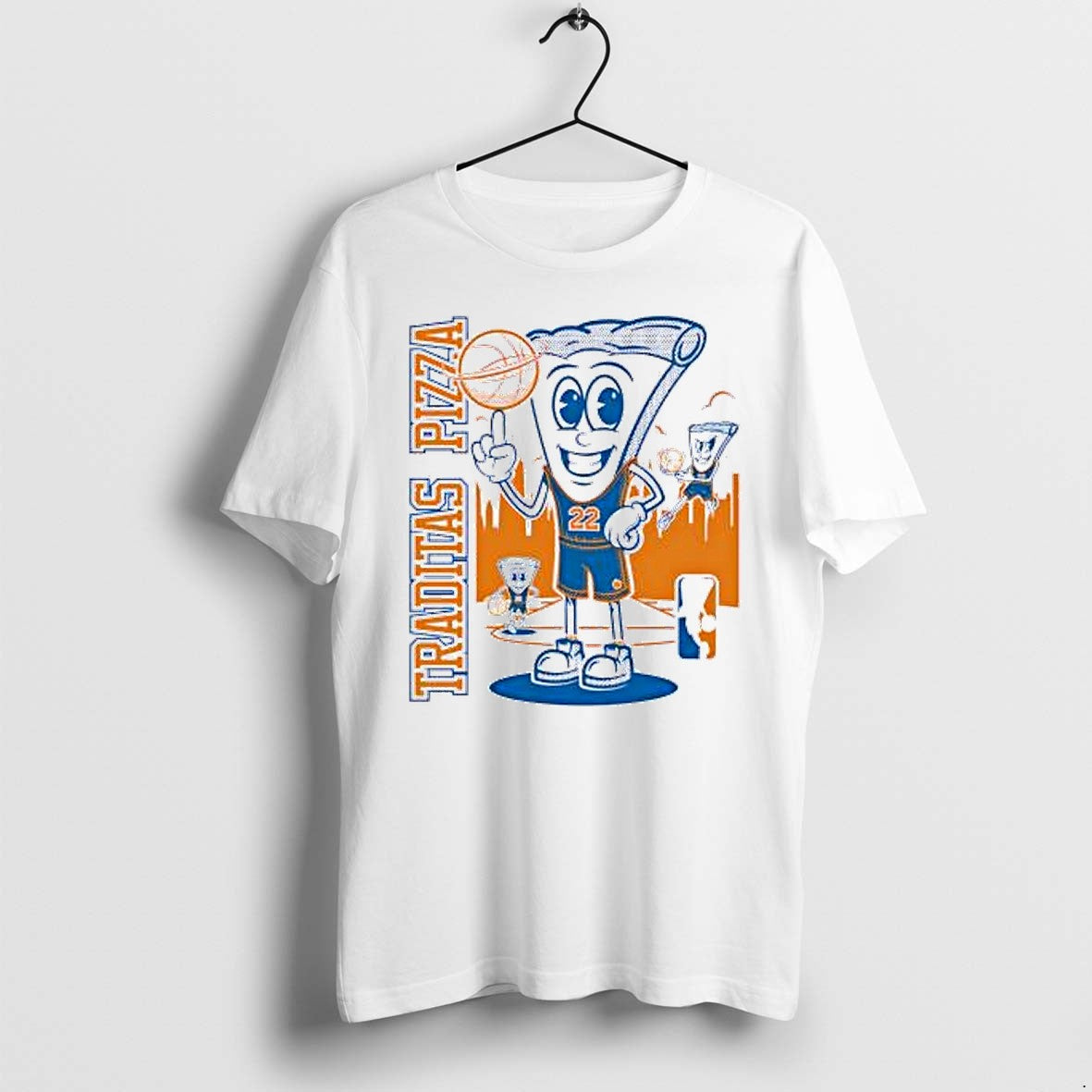 Original Traditas Pizza Basketball New York Knicks Nba Tshirts Jpg