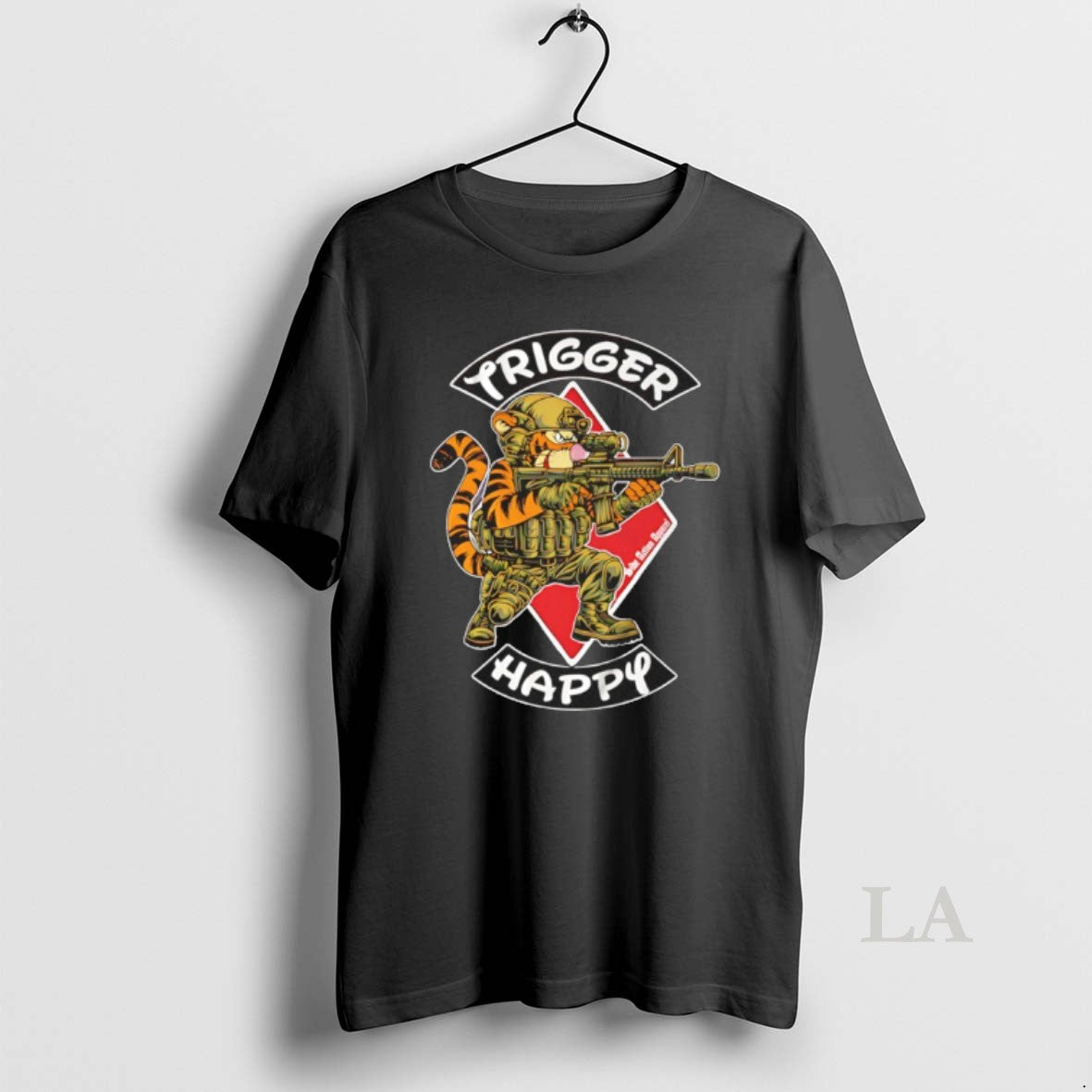 Original Trigger Happy Tiger Soldier T-Shirts, Hoodie, Sweatshirt | PrintMintTees.com
