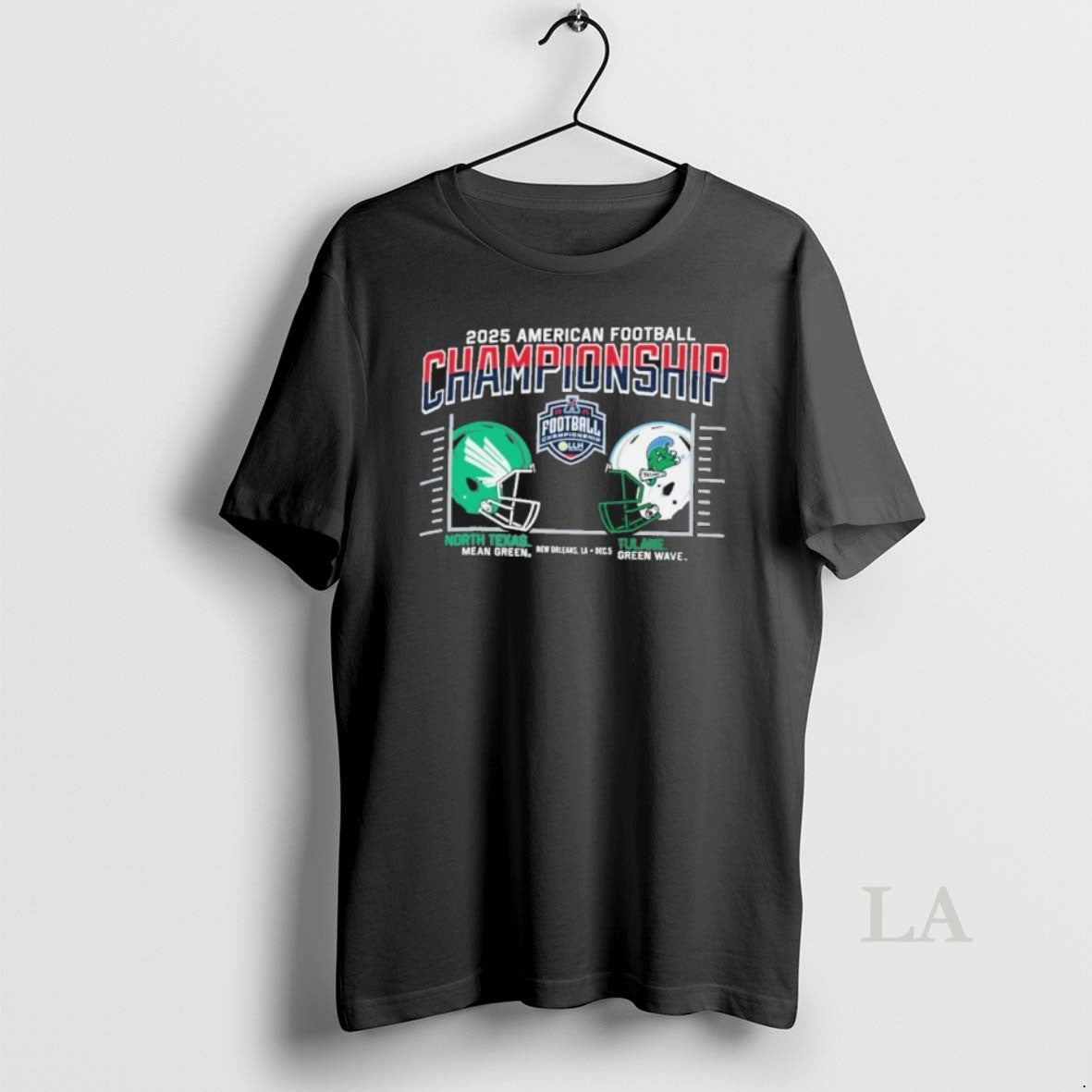 Original Tulane Vs North Texas 2025 Aac Football Championship Duel Helmet T-Shirts, Hoodie, Sweatshirt | PrintMintTees.com