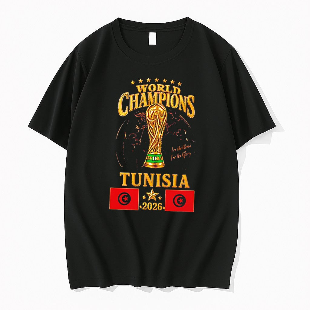 Original Tunisia 2026 World Champions For The World For The Glory Tee Tshirts