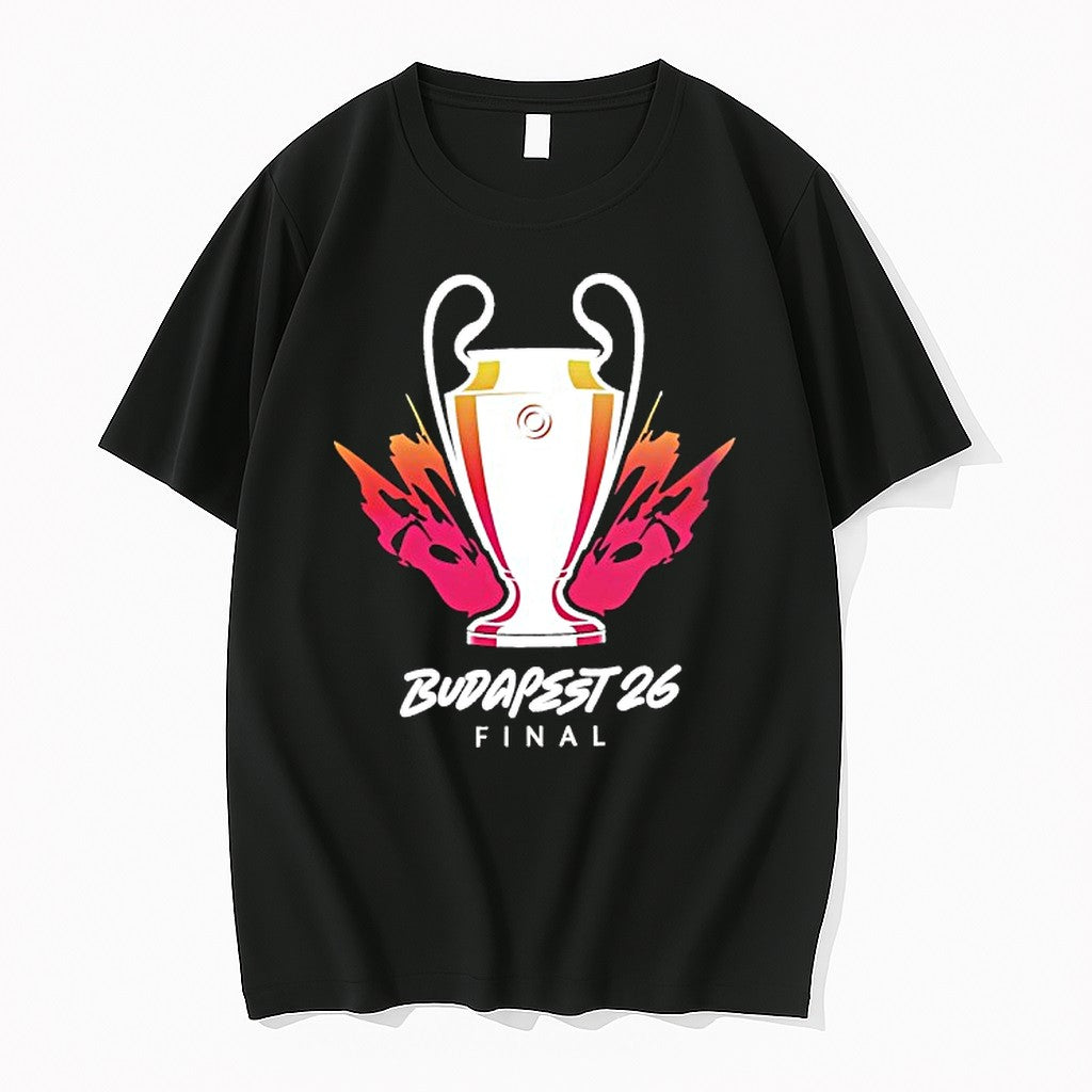 Original Uefa Champions League Budapest 26 Final Trophy Tshirts Jpg