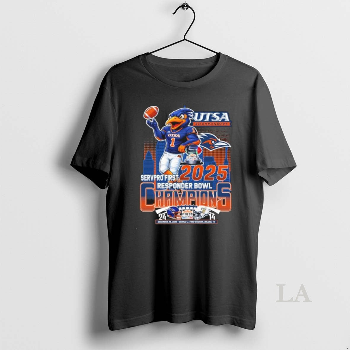 Original Utsa Roadrunners Mascot 2025 Responder Bowl Champions T-Shirts, Hoodie, Sweatshirt | PrintMintTees.com