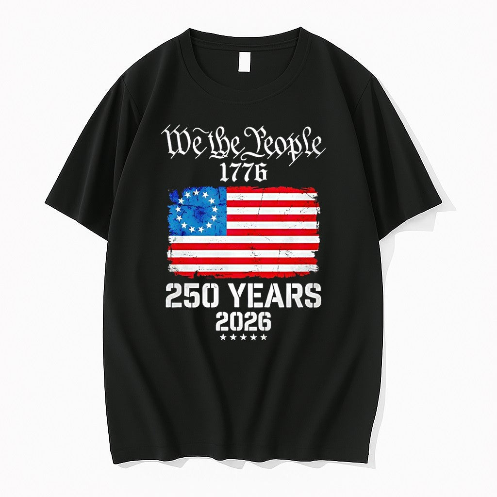 Original United States Flag We The People 1776 250 Years 2026 Tshirts Jpg