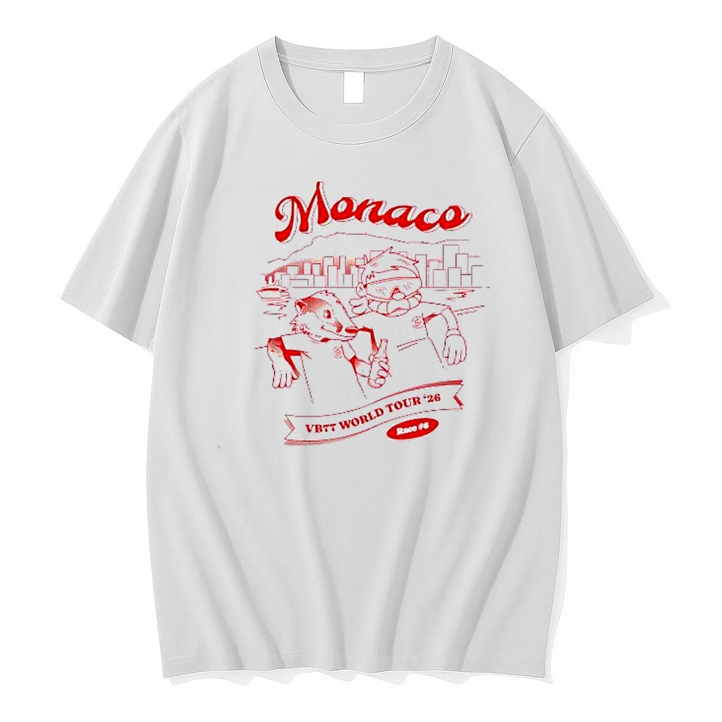 Original Valtteri Bottas Monaco Grand Prix Vb77 World Tour 2026 Tshirts Jpg