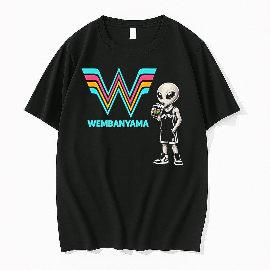 Original Victor Wembanyama Alien San Antonio Spurs Basketball Nba Go Spurs Go Tshirts