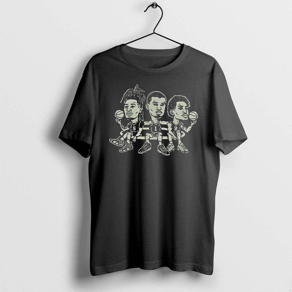 Original Victor Wembanyama Stephon Castle Dylan Harper San Antonio Spurs Basketball Caricature Tshirts