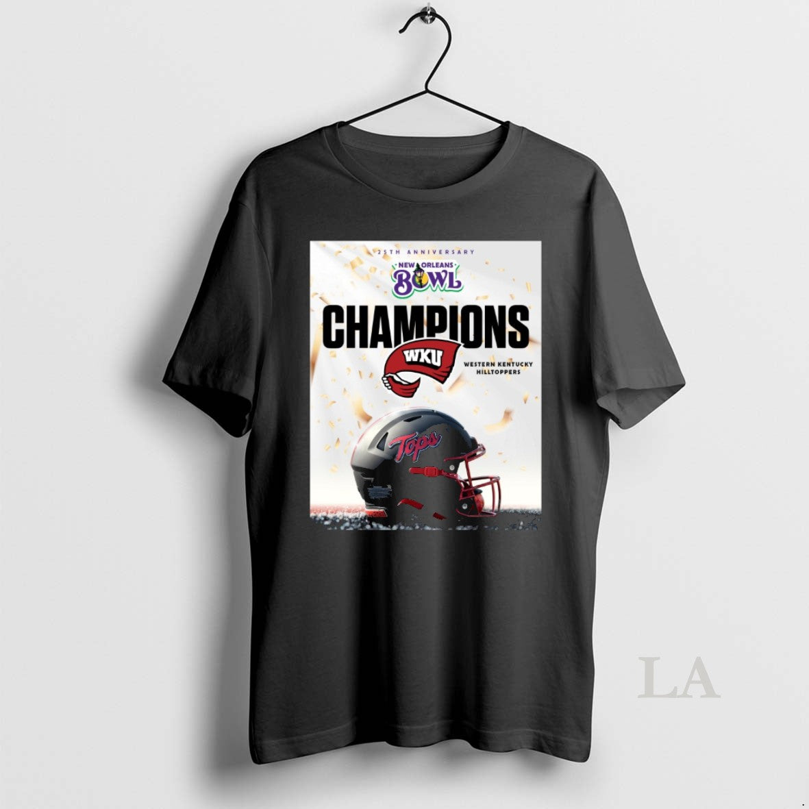 Original Wku Western Kentucky Hilltoppers 25th Anniversary New Orleans Bowl Champions T-Shirts, Hoodie, Sweatshirt