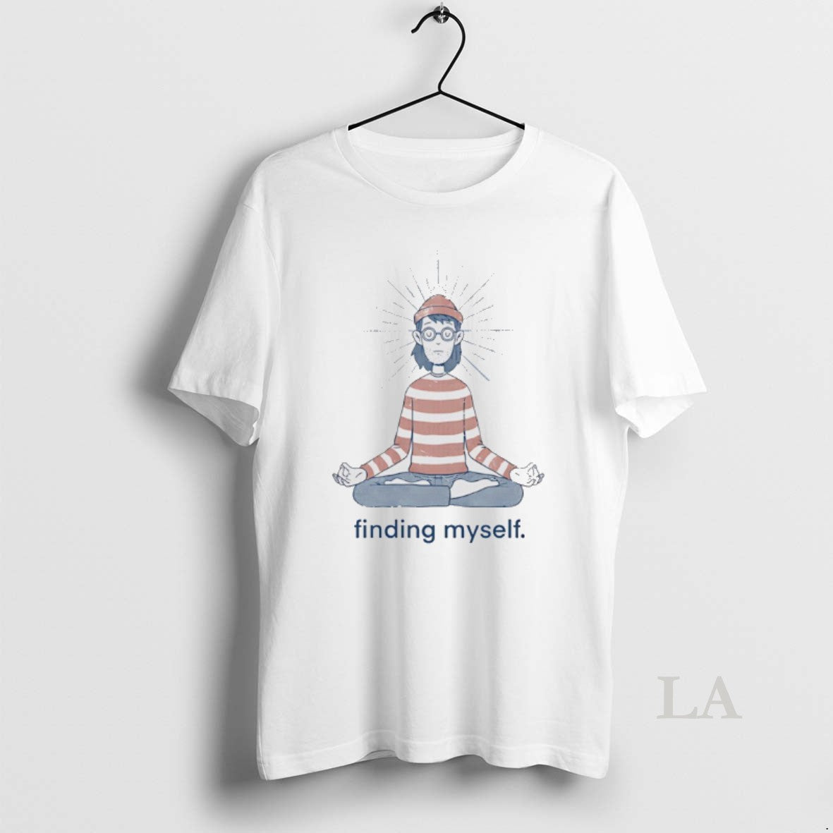 Original Waldo Yoga Finding Myself T-Shirts, Hoodie, Sweatshirt | PrintMintTees.com