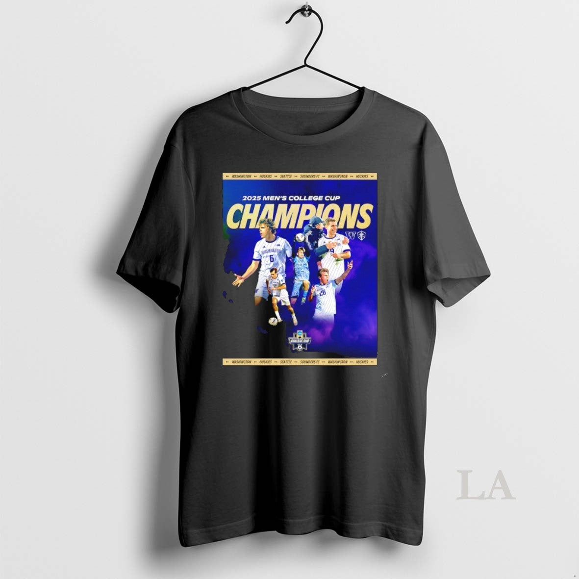 Original Washington Huskies 2025 Mens College Cup Champions T-Shirts, Hoodie, Sweatshirt | PrintMintTees.com