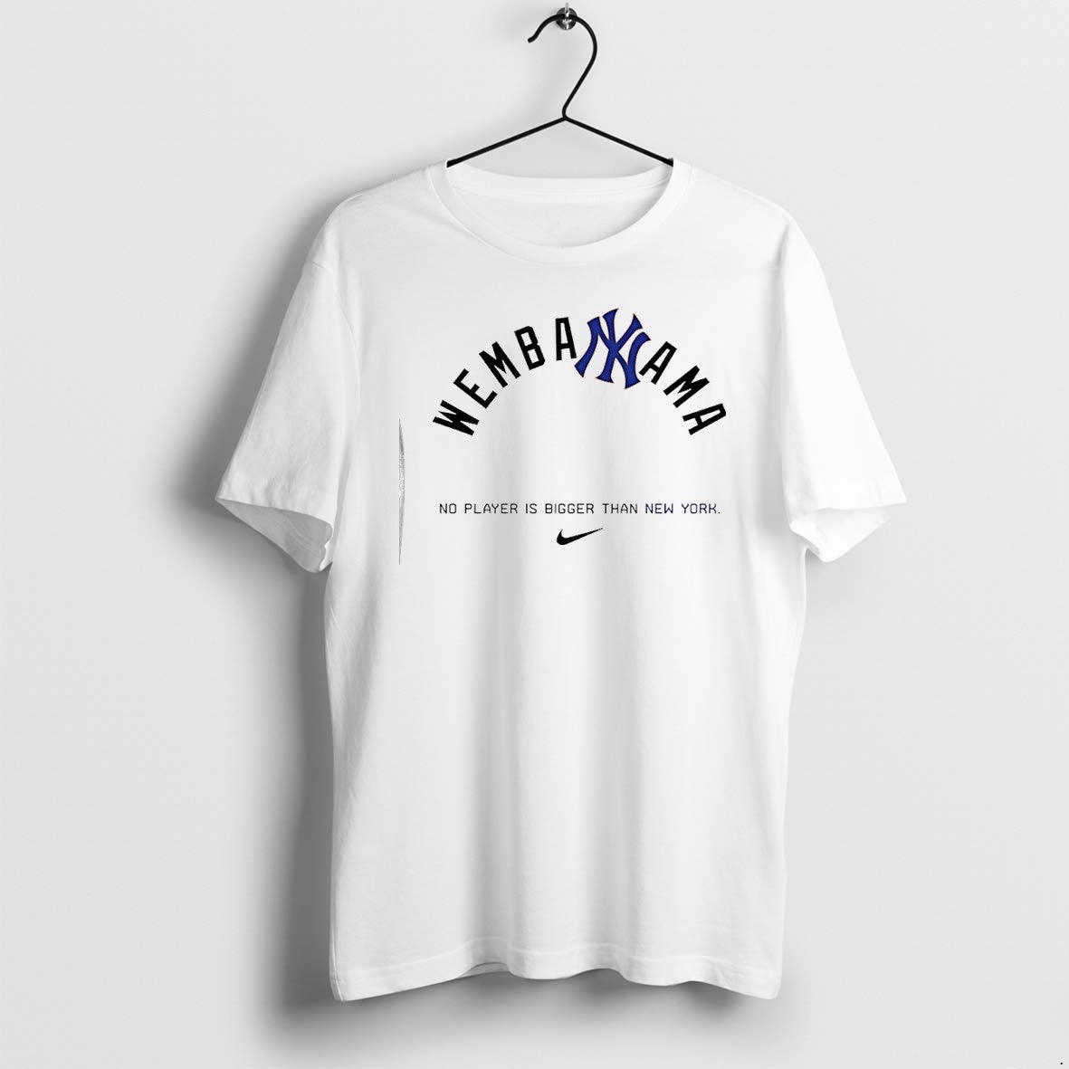 Original Wembanyama No Player Is Bigger Than New York Yankees Tshirts Jpg