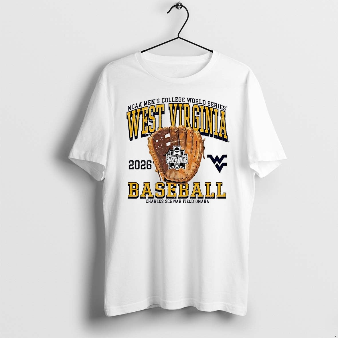 Original West Virginia 2026 College World Series Charles Schwab Field Omaha Tshirts