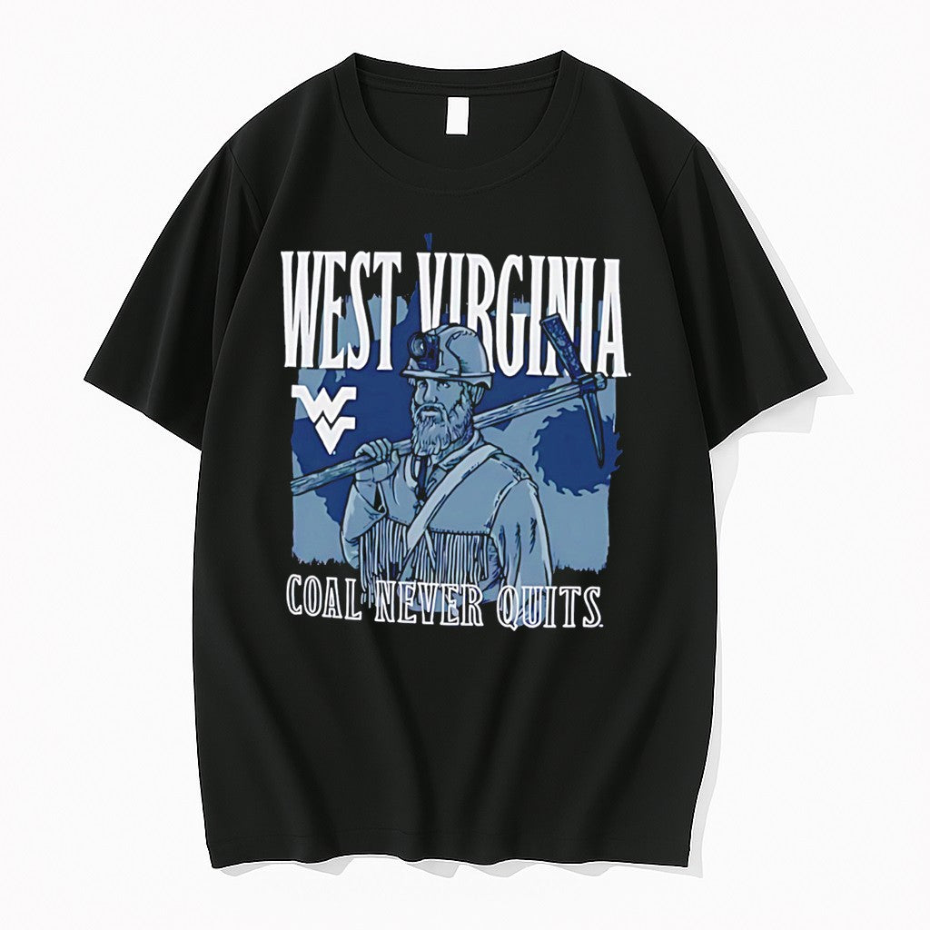 Original West Virginia Coal Never Quits Built On Bravery Tee Tshirts Jpg
