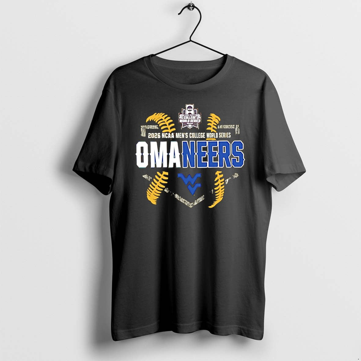Original West Virginia College World Series Omaneers Base Bound 2026 Tshirts