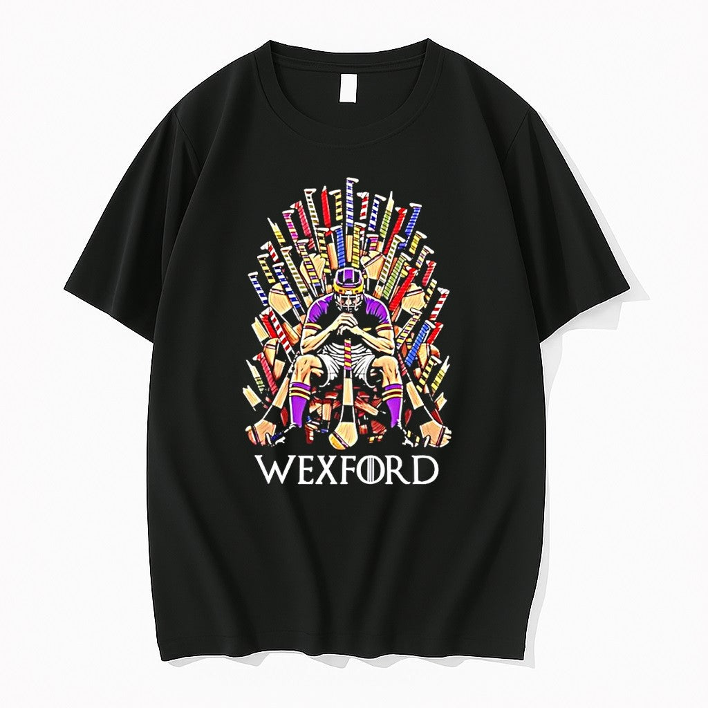 Original Wexford Hurling Player Game Of Thrones Throne Of Hurleys Tshirts Jpg
