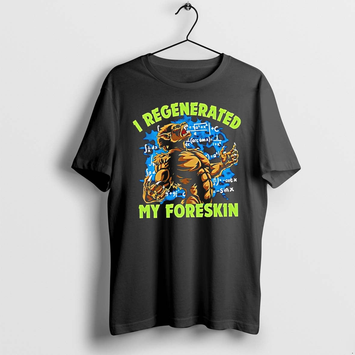 Original Wolf I Regenerated My Foreskin Tshirts Jpg