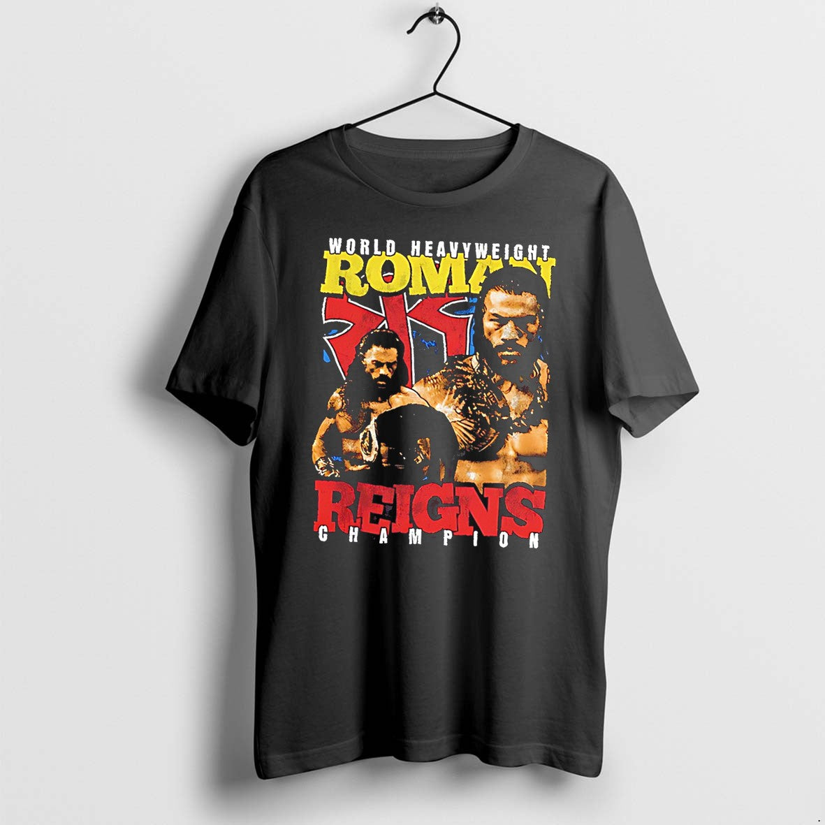 Original World Heavyweight Champion Roman Reigns Illustration Tee Tshirts Jpg
