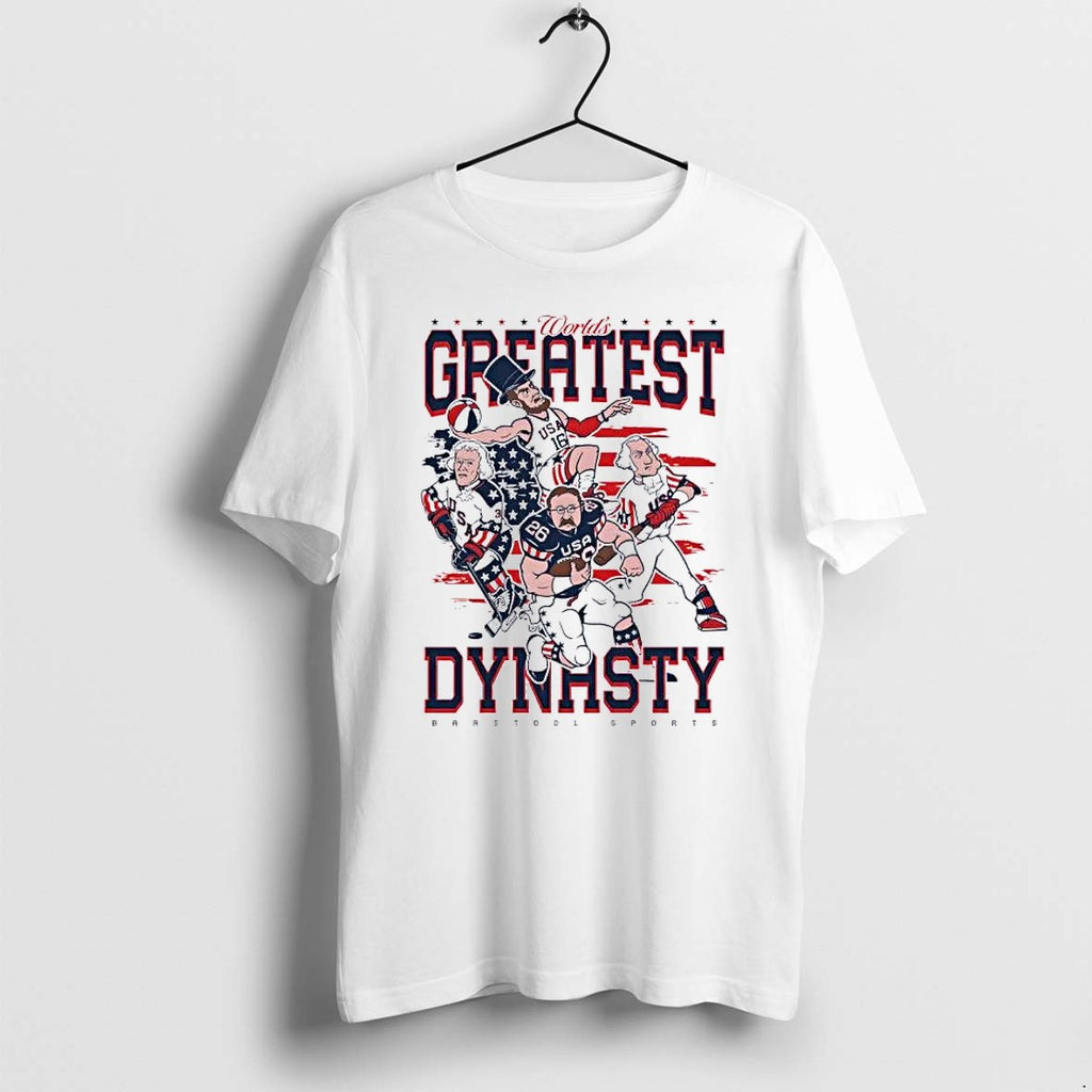 Original Worlds Greatest Dynasty Caricatures Of U S Presidents Playing Sports Tshirts