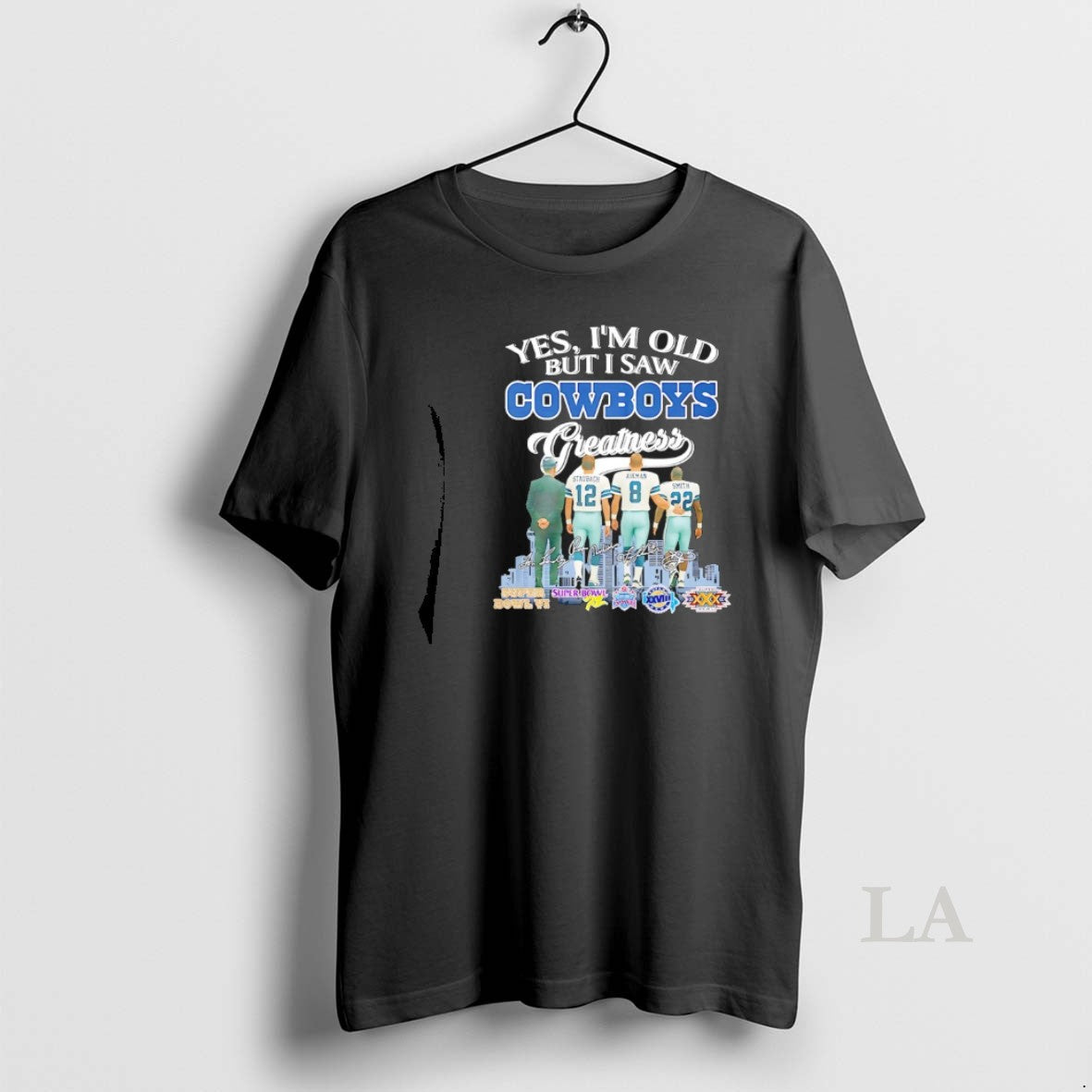 Original Yes Im Old But I Saw Dallas Cowboys Greatness Signature T-Shirts, Hoodie, Sweatshirt | PrintMintTees.com